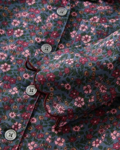Kid's Twill Colette Pajama Set in Fleurs de Saison