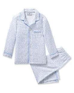 Kid’s Twill Pajama in Bluehearts