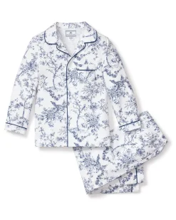 Kid’s Twill Pajama Set in Timeless Toile