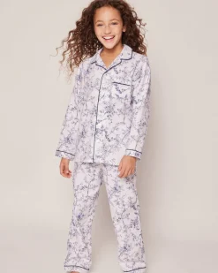 Kid’s Twill Pajama Set in Timeless Toile