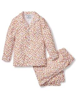 Kid's Twill Pajama Set in Pumpkin Patch