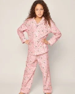 Kid's Twill Pajama Set in Vintage Sweets