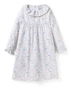 Kid's Twill Scarlett Nightgown in Baking Spirits Bright