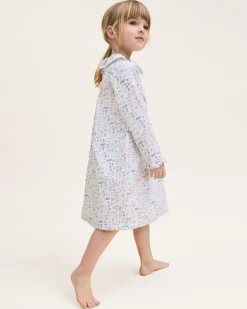 Kid's Twill Scarlett Nightgown in Baking Spirits Bright