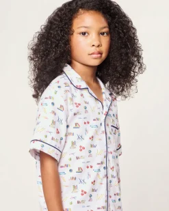 Kid's Twill Short Set in Literary Lessons