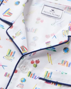 Kid's Twill Short Set in Literary Lessons