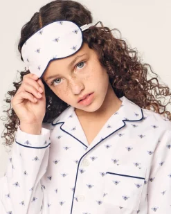 Kid’s Twill Sleep Mask in Buzzing Bees