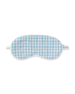 Kid’s Twill Sleep Mask in Spring Gingham