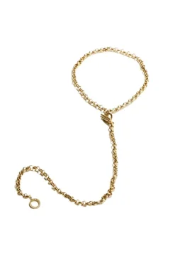 Kiki Collar + Lead Set in Gold