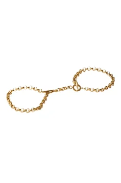 Kiki Handcuff Wristlets in Gold