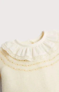 Knitted Celebration Set in Off-White