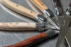 Knives in Assorted Wood, Set of 6