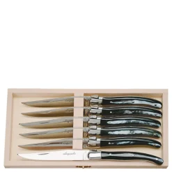 Knives in Real Horn, Set of 6