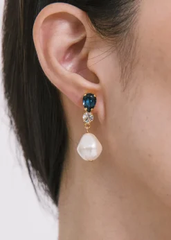 Kristina Earrings Sapphire