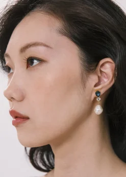 Kristina Earrings Sapphire