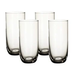 La Divina Highball/Tumbler in Clear, Set of 4