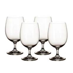 La Divina Water Goblet in Clear, Set of 4