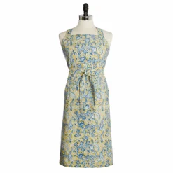 La Mer Apron in Blue & Yellow