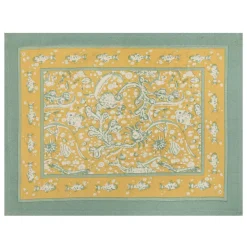 La Mer Mats in Aqua & Citrine, Set of 6