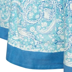 La Mer Tablecloth in Aqua