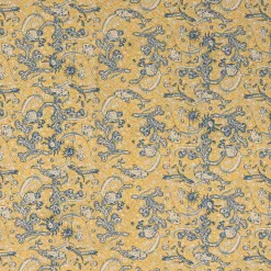 La Mer Tablecloth in Blue & Yellow