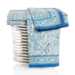 La Mer Tea Towels in Aqua, Set of 3