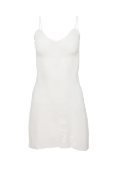 Lace Pointelle Mini Dress