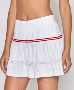Lace Skort in White