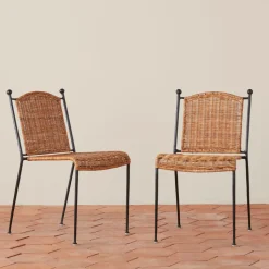 Lacoste Indoor & Outdoor Wicker Dining Chair