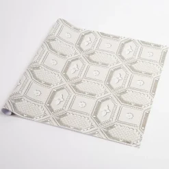 Lacunaria Wrapping Paper In Stone