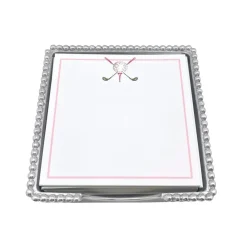 Ladies’ Golf Beaded Note Pad Set