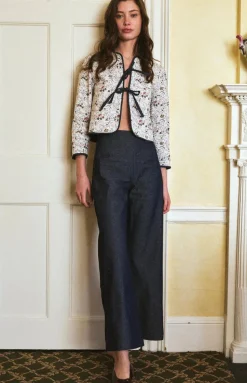 Lady Jacket in Fleur Bleue & Denim