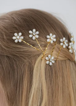 Laena Bobby Pin Set in Gold