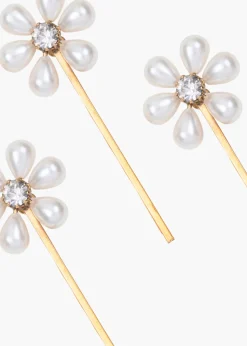 Laena Bobby Pin Set in Gold
