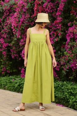 Laguna Sun Dress in Sweet Lime