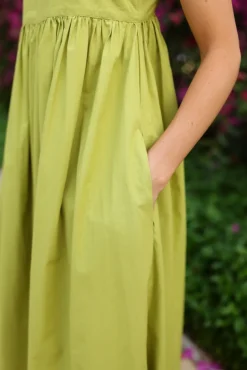 Laguna Sun Dress in Sweet Lime