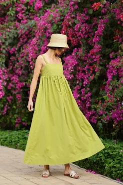 Laguna Sun Dress in Sweet Lime