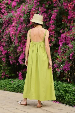 Laguna Sun Dress in Sweet Lime