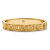 L'Amour Toujour Hinged Bangle in Gold
