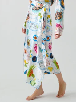 Lampi Wrap Skirt in Lunch