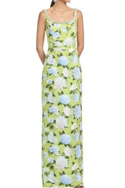 Lana Gown in Citrine Peonies