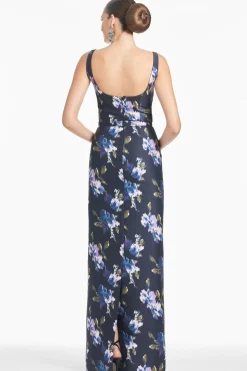 Lana Gown in Midnight Corsage