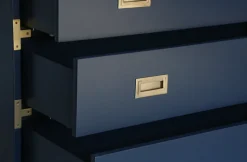 Large Carlyle Campaign Dresser in Navy