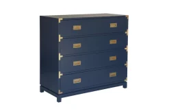 Large Carlyle Campaign Dresser in Navy
