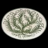 Large Green Vina Platter