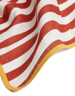 Large Napkins in Riviera Mattone, Set of 2