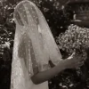 Large Polka Dot Midi Veil