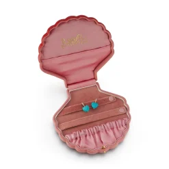 Large Shell Jewelry Storage Box in Pink