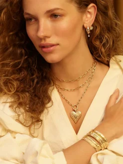 Large Southwestern Heart Charm