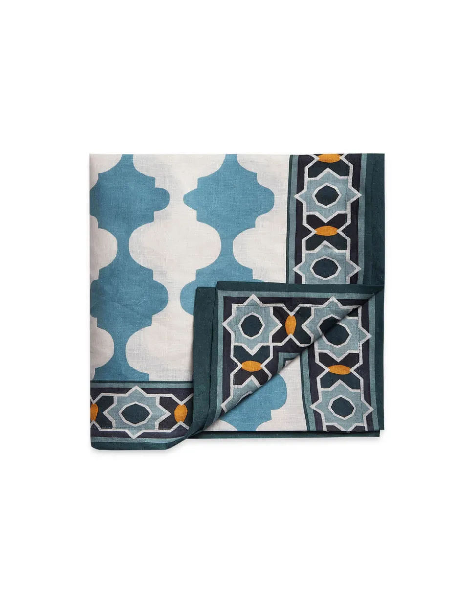 Large Tablecloth in Plaza Large Sky Blue